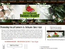 Tablet Screenshot of nsbfarmersmarket.com